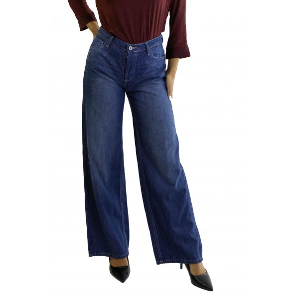 Jeans a gamba larga con vita alta  Please 